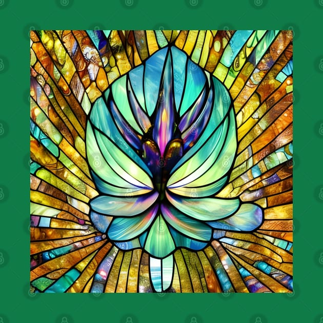 Stained Glass Lily by Chance Two Designs