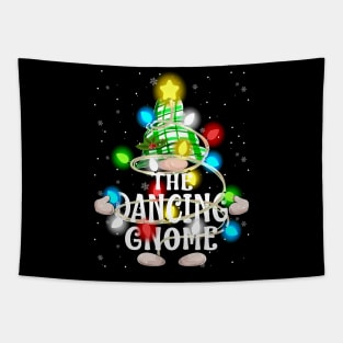 The Dancing Gnome Christmas Matching Family Shirt Tapestry