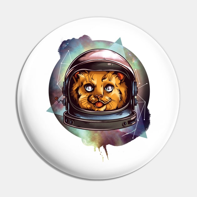 Astrocat Pin by TeePixelate