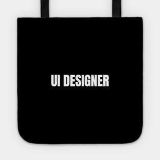 UI Designer - Simple Bold Text Tote