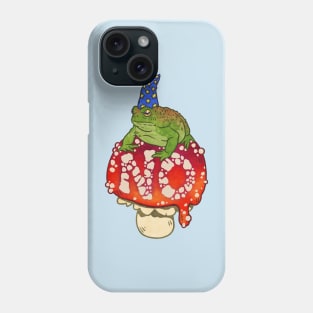 Grumpy Toad Wizard says NO Phone Case