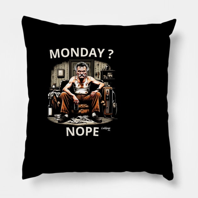 Gate Mondays: The Grumpy Awakening Pillow by LollipopINC