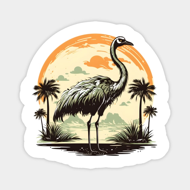 Ostrich Magnet by zooleisurelife