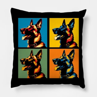 Belgian Malinoi Pop Art - Dog Lover Gifts Pillow