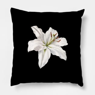 White Lily Pillow