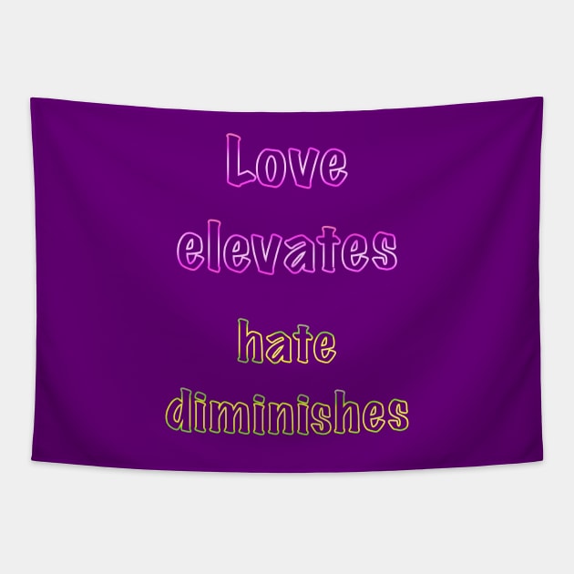 Love elevates! Tapestry by CreaKat