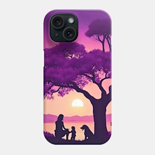 Jacaranda Dream Sunset Phone Case