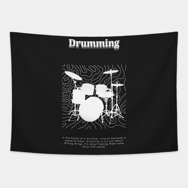 Drumming Tapestry by RCKZ