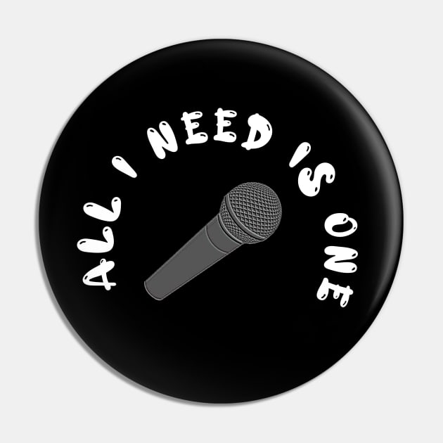 One Mic Pin by IronLung Designs