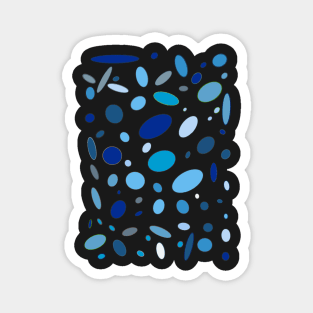 AEGEAN SEA ABSTRACT PEBBLES Magnet