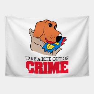 Take A Bite Out Of Crime Tapestry