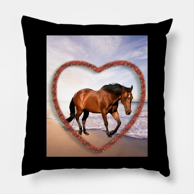 A Horse Pure Love Pillow by Domingo-pl