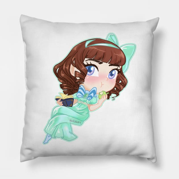 Eloise Bridgerton Pillow by MeikosArt