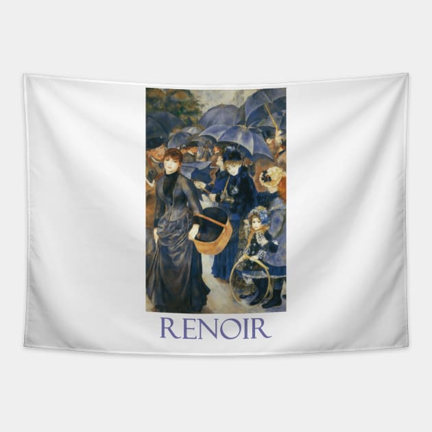 Umbrellas by Pierre-Auguste Renoir Tapestry by Naves