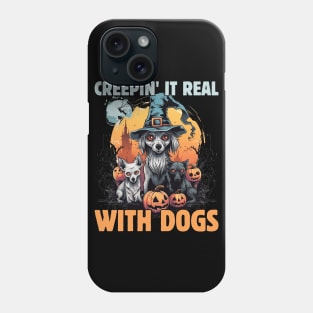 Boo-tifully Bewitched Puppy Dog Halloween Phone Case