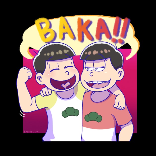 Stupid! - Osomatsu and Jyushimatsu (Osomatsu-san) by UndertaleSquirrel