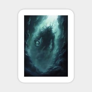 Dark Fantasy Sea Monster Magnet