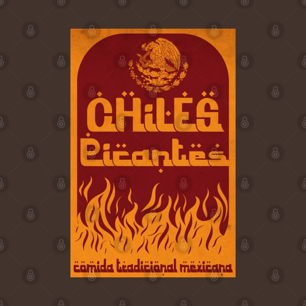 Chiles Picantes Vintage by CTShirts