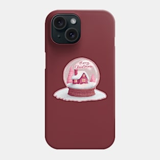 Snow Globe Merry Christmas Phone Case