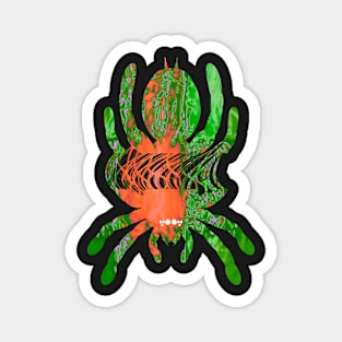 Tarantula Silhouette V85 (Tie Dye) Magnet