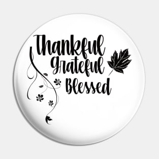 thankful greatful blessed Pin