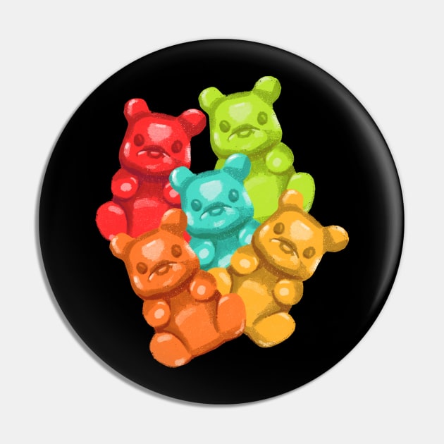 Gummy bears Pin by Khatii