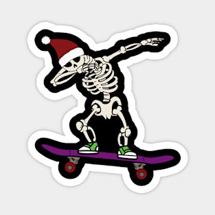 SANTA SKATE Magnet