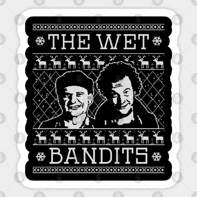 Wet Bandits Wanted Poster - Christmas - Sticker