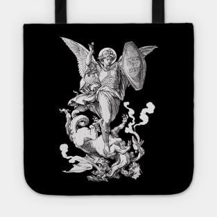 Saint Michael Fighting the Dragon Tote