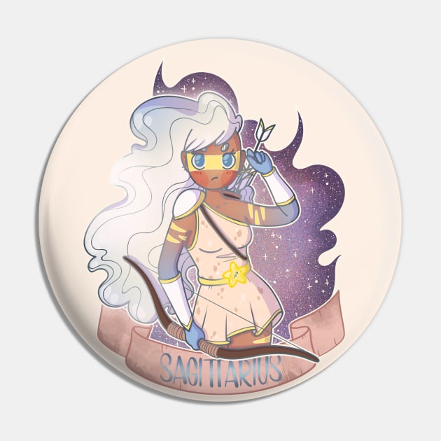 Sagittarius Pin by Meeko_Art