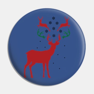 Reindeer Pin