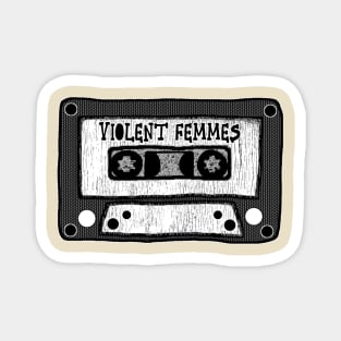 violent femmes cassette black and white Magnet