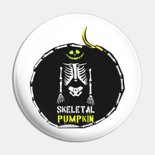 Skeletal Pumpkin Pin