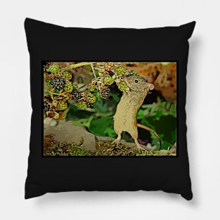 The mouse that lives by the Brambles Pillow