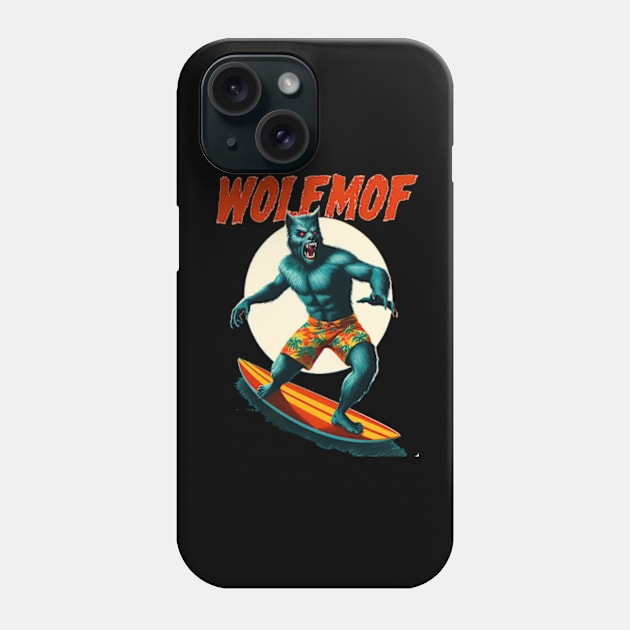 Vintage Wolfman Phone Case by myvintagespace