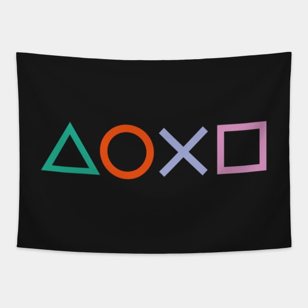 PS4 Controller Buttons Tapestry by nikovega21