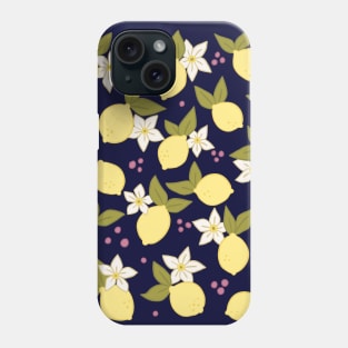 Cute Bright lemons pattern Phone Case