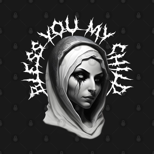 Demonic Nun (White Version) by ColorCanvas