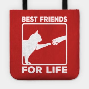 Best Friends for Life - A purr-fect gift for a cat loving friend ! Tote