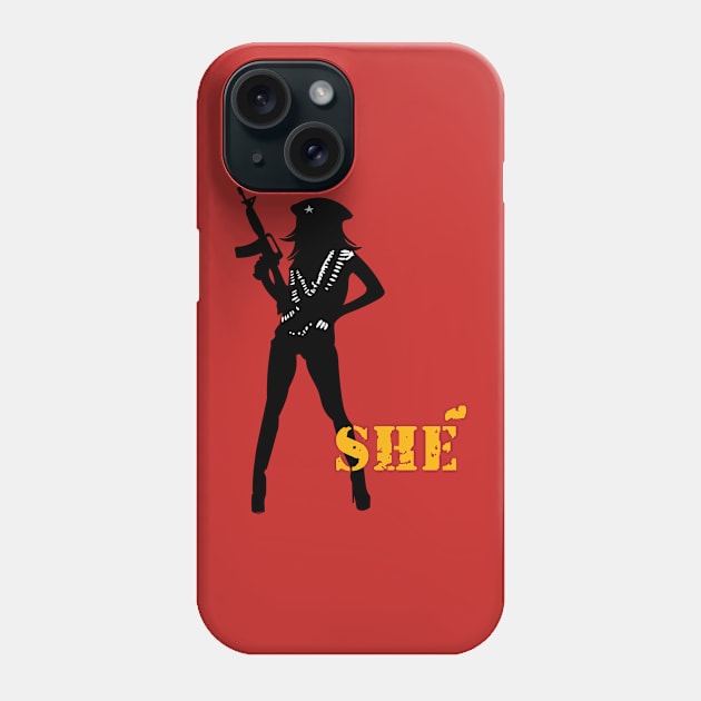 Luz She Phone Case by Meta Cortex