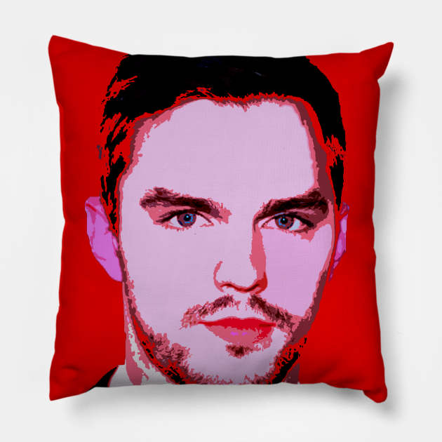 nicholas hoult Pillow by oryan80