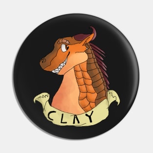 Wings of Fire Dragon Sticker Clay Pin