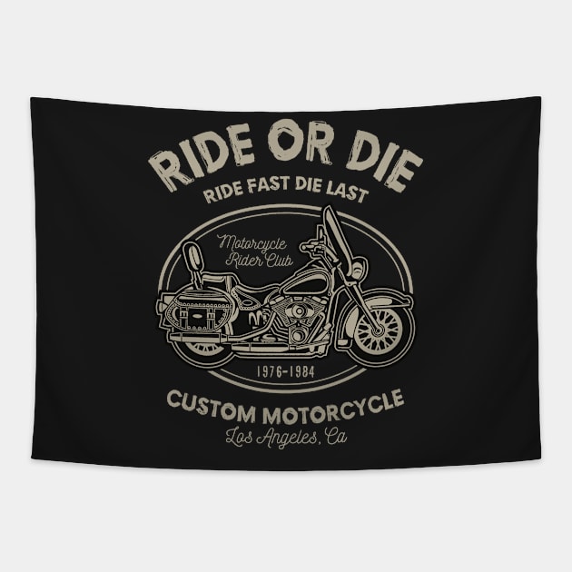 Ride or Die Tapestry by PaunLiviu