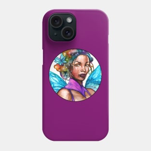 Rainbow haired Fae Phone Case