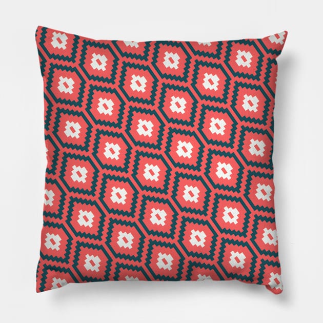 African pattern Pillow by IOANNISSKEVAS