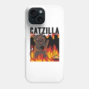 Catzilla Funny Cat Phone Case