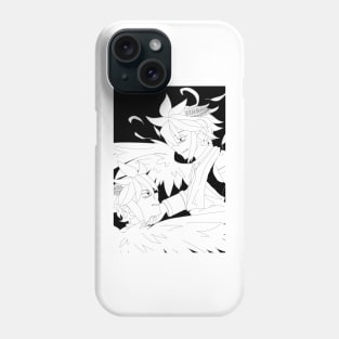 Sleep For Me (Black & White Version) Phone Case