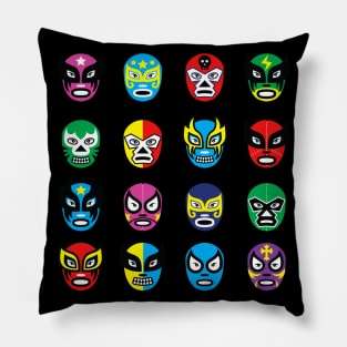 Luchador Masks Pillow