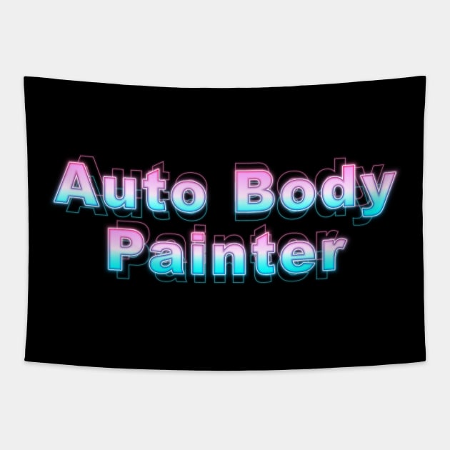 Auto Body Painter Tapestry by Sanzida Design