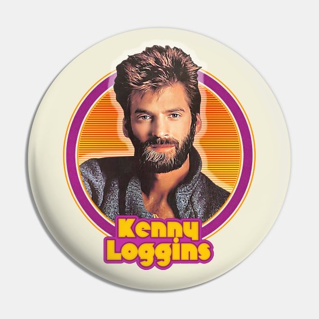 Kenny Loggins / 80s Aesthetic Fan Art Design Pin by DankFutura